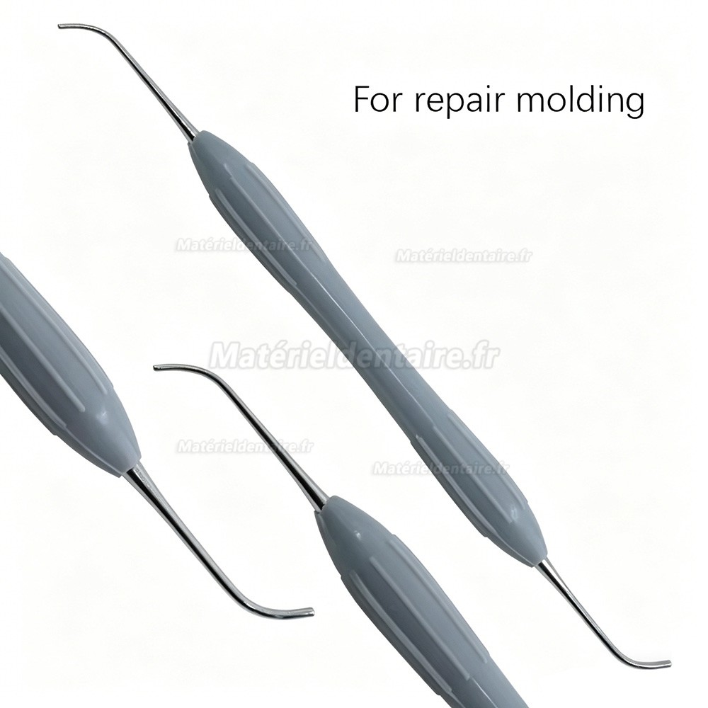 Ensemble de 5 pi&egrave;ces pour spatule composite dentaire, instruments esth&eacute;tiques pour r&eacute;sine
